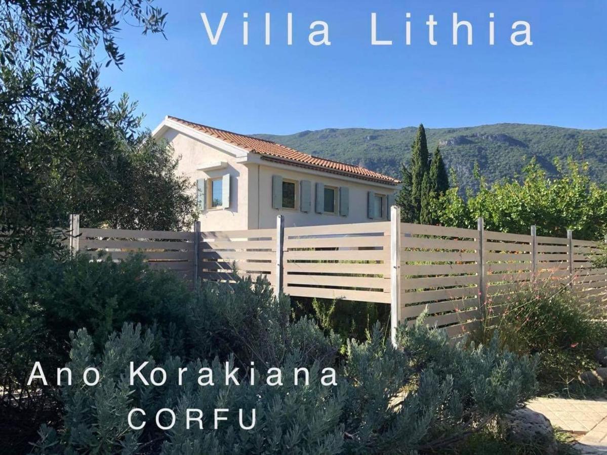 Villa Lithia Áno Korakiána Exterior foto